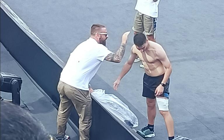 Daniele De Rossi y Martin Di Nenno