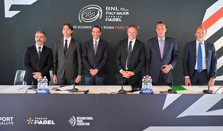 Conferenza stampa di presentazione BNL Italy Major Padel (FITP)