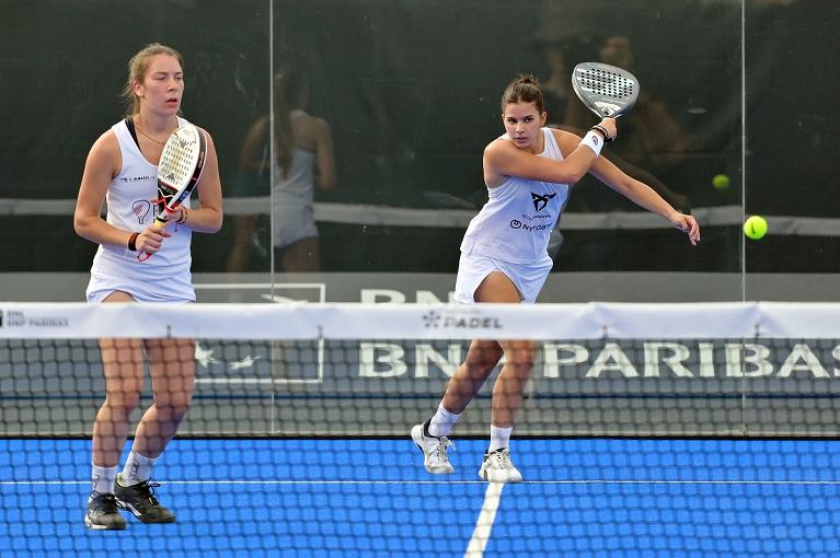 Delfina Brea Senesi e Alba Gallardo Salvado al BNL Italy Major Premier Padel (Foto Fioriti/FITP)