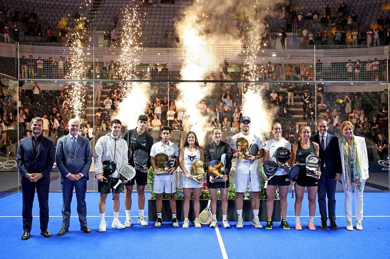 Ganadores y finalistas del BNL Italy Major Premier Padel 2024 (Sposito/FITP)