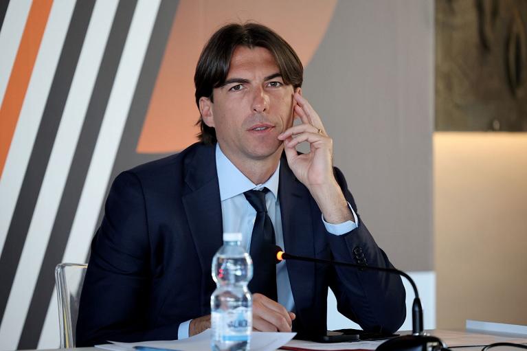 Alessandro Onorato, Assessore al Turismo, Grandi Eventi, Sport e Moda del Comune di Roma alla conferenza di presentazione del BNL Italy Major Premier Padel 2025 (Foto FITP)