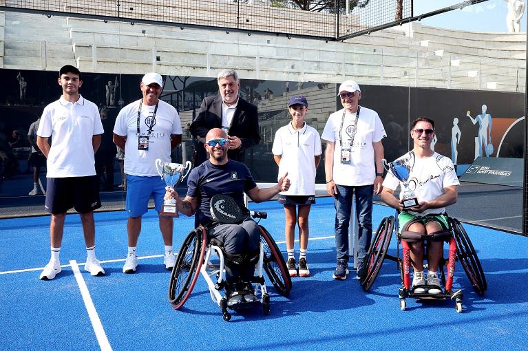 Giuseppe Galliano e Luca Taramelli, campioni del BNL Italy Major Premier Padel 2025 (Foto FITP)