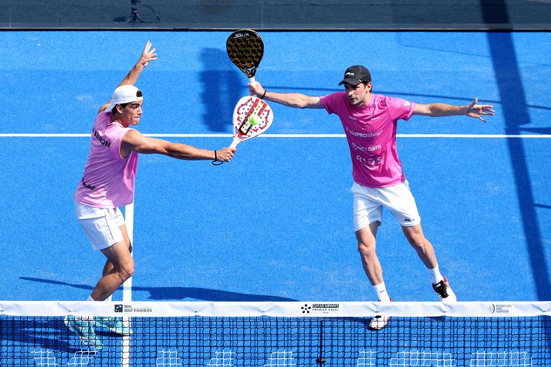 BNL Italy Major Premier Padel, Juan Lebron e Franco Stupaczuk (foto FITP)
