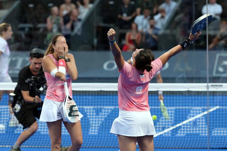 BNL Italy Major Premier Padel, Gemma Triay e Delfi Brea festeggiano il titolo (Foto FITP)