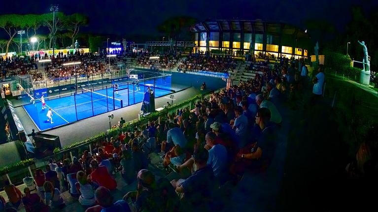 Il Foro Italico durante il BNL Italy Major Premier Padel (Foto Premier Padel)