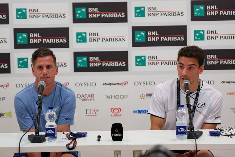 BNL Italy Major Premier Padel, Media Day: Paquito Navarro e Martin Di Nenno (Foto FITP)