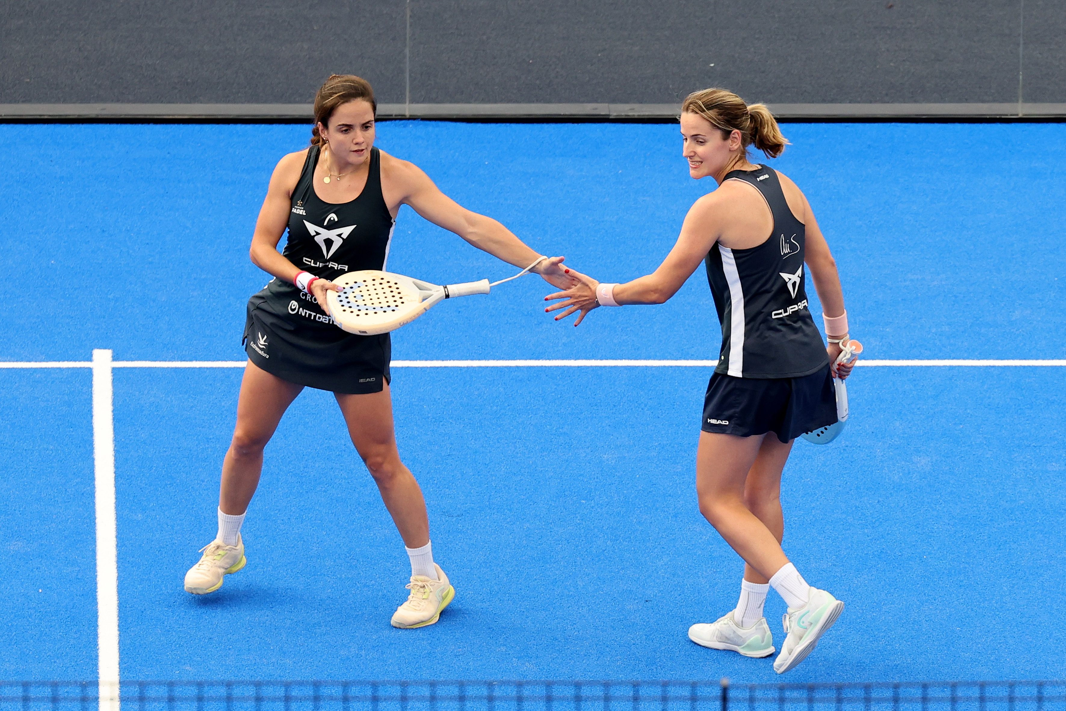 Paula Josemaria e Ari Sanchez al BNL Italy Major Premier Padel (Foto Sposito/FITP)