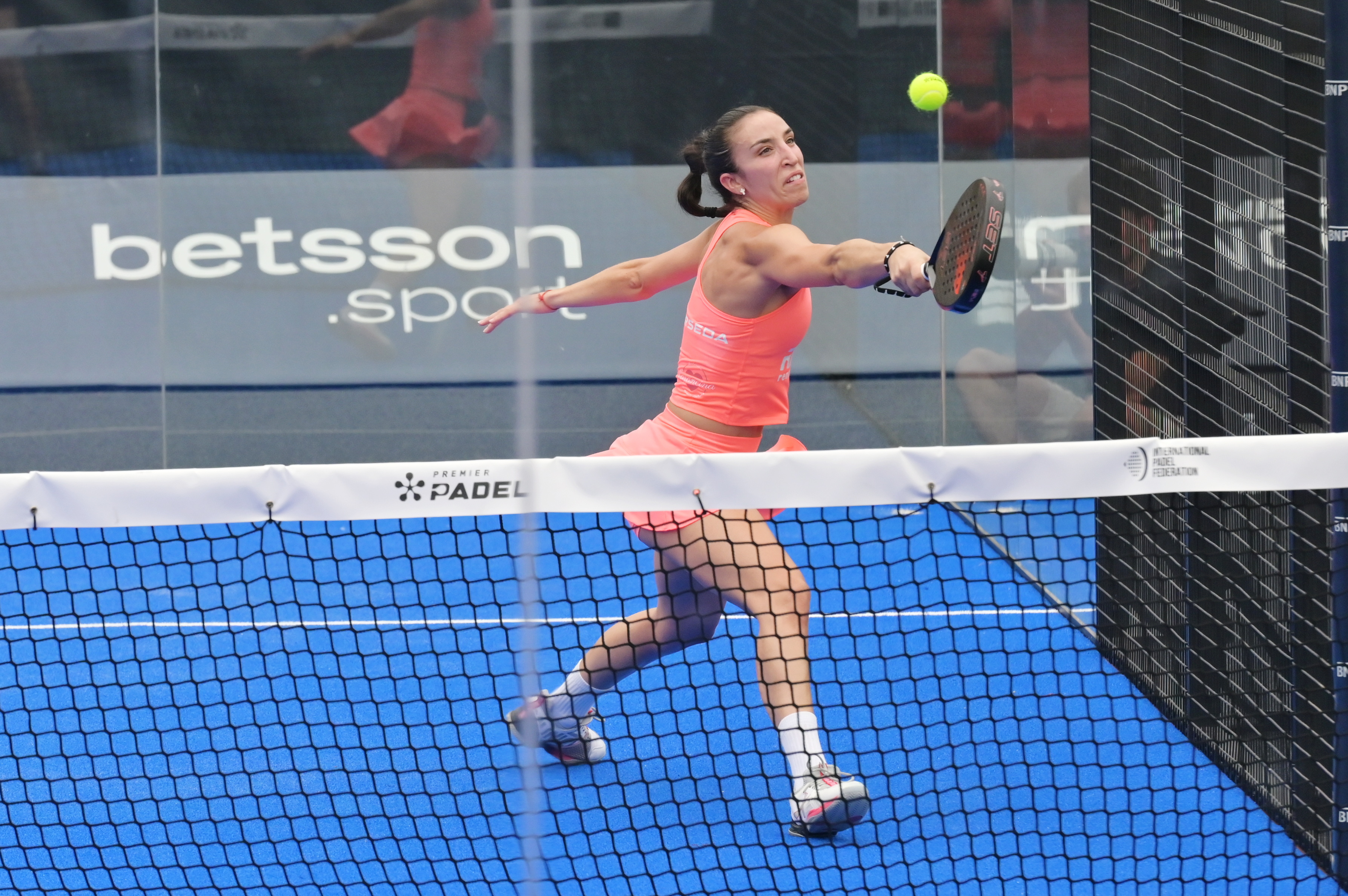Veronica Virseda al BNL Italy Major Premier Padel (Foto Fioriti/FITP)