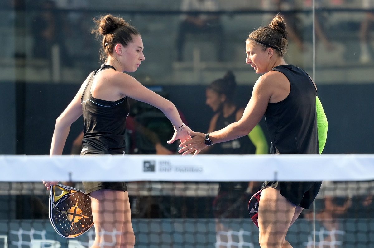 BNL Italy Major Premier Padel, Sara Errani e Giulia Dal Pozzo (Foto FITP)